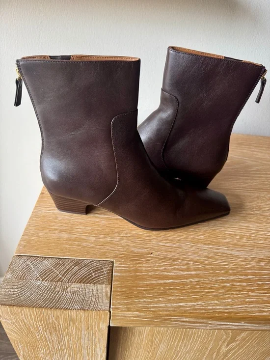 NWT! MADEWELL Women’s The Lexie Ankle Boot Turkish Coffee Leather Size 9 no box! - Picture 12 of 16